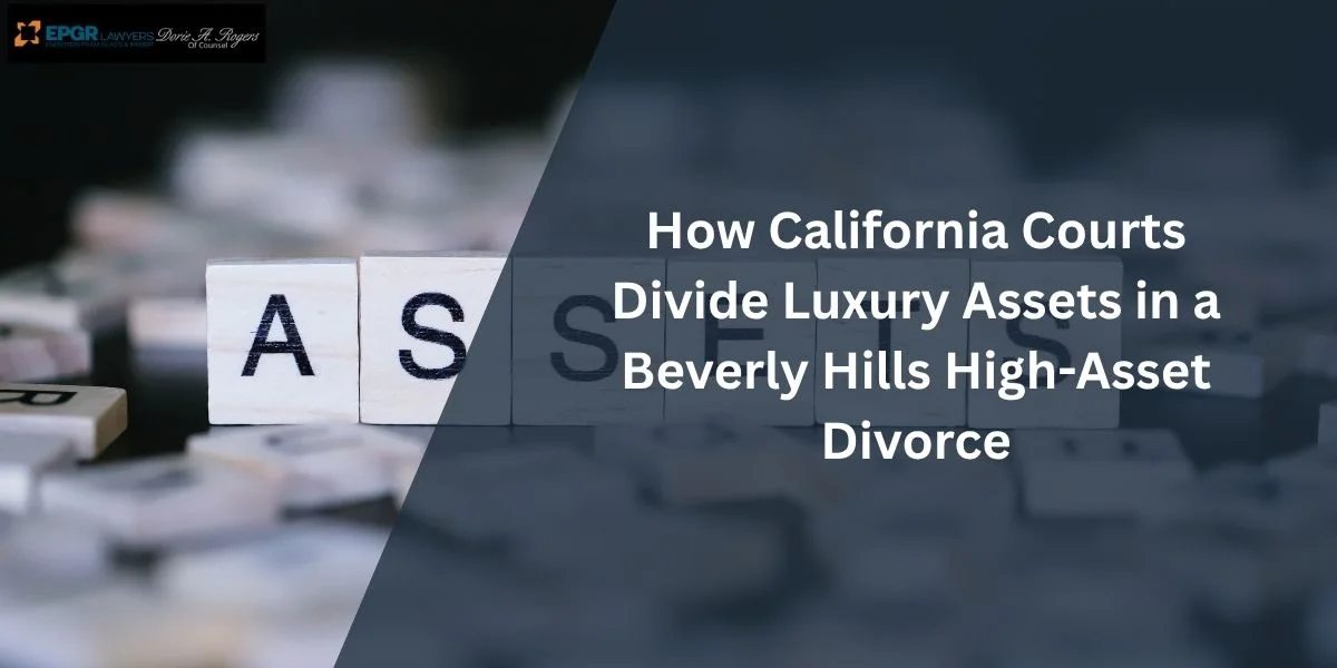 how california courts divide luxury assets in beverly hills high-asset divorce